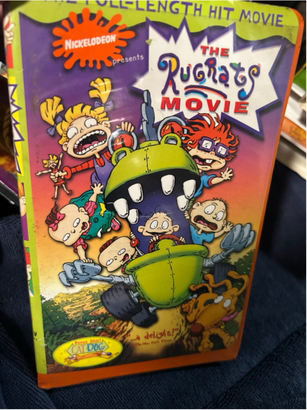 Nickelodeon The Rugrats Movie VHS Tape One Size Orange Green